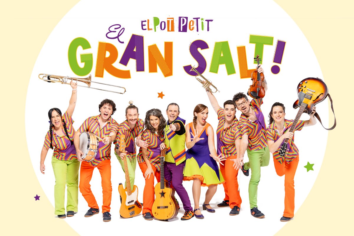 "El Pot Petit: El Gran Salt!" 🎭

Noves històries, vells amics i molta música en un espectacle per gaudir en família!🪇

🗓 Diumenge 19 d’octubre de 2025 – 12:00 h i 17:30 h
📍 Sala Gran · Teatre de La Passió d’Esparreguera
🎟️ Entrades a 👉lapassio.koobin.cat/potpetit