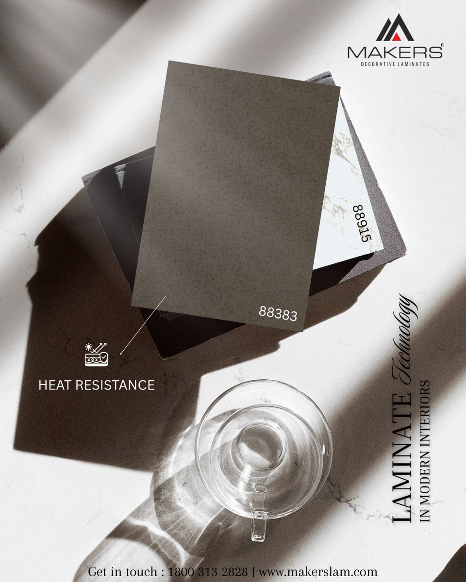 MakersLaminate's tweet image. “Smart interiors start with smart surfaces. Makers Laminate combines advanced technology with sleek design to create surfaces that are durable, adaptive, and future-ready.”

#MakersLaminate #sleekdesign #SmartSurfaces #LaminateDesign