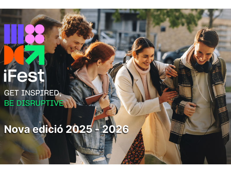 gencat's tweet photo. 🚀 Arrenca l'#iFestCat, un programa d’emprenedoria i innovació per a joves interessats en els reptes científics i tecnològics més actuals.

🏫 La iniciativa mobilitza centres educatius, universitats, empreses i institucions d’arreu de Catalunya. https://t.co/smY8GIciPh https://t.co/sBubWOxIdg