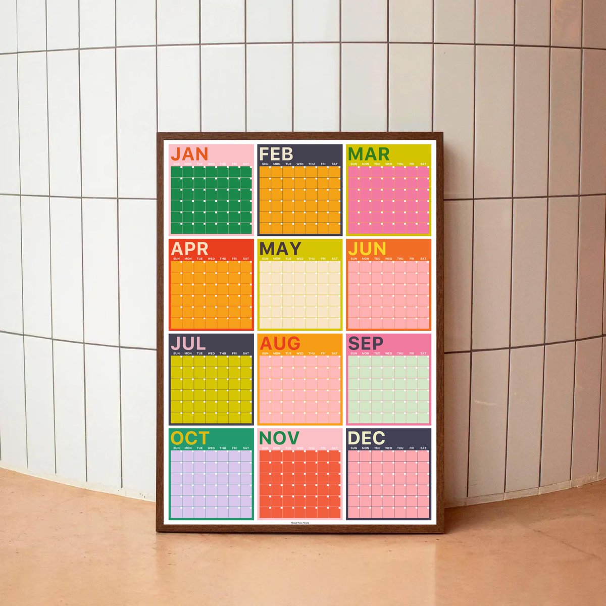 VibrantVisionV's tweet photo. Undated Wall Calendar, Undated Planner, Perpetual Calendar, Annual Planner, Yearly Planner, PRINTABLE, A0, 24x36 (Vertical / Colorful) https://t.co/KcgI3oHAIv via @Etsy https://t.co/9PplALREs3