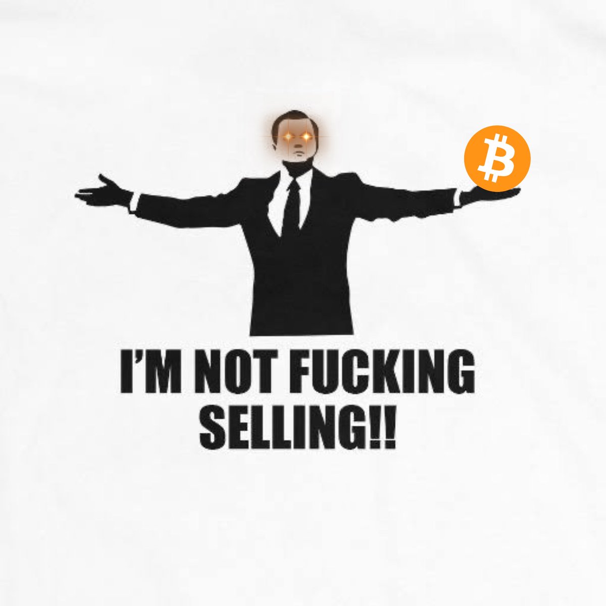 pa_ttyc's tweet image. Not f*cking selling #Bitcoin. 💎
#Hold