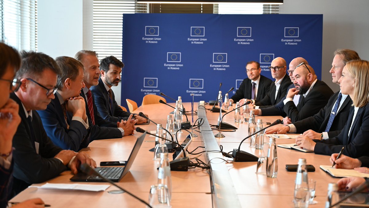 AivoOrav's tweet image. Good discussion tdy with the 🇫🇮 Finnish Parliament’s Legal Affairs Committee delegation &amp;amp; Ambassador Laaksonen, on the current political situation in 🇽🇰#Kosovo and its #EUintegration process.

We underlined the 🇪🇺’s support for strengthening the #RuleOfLaw &amp;amp; related reforms.