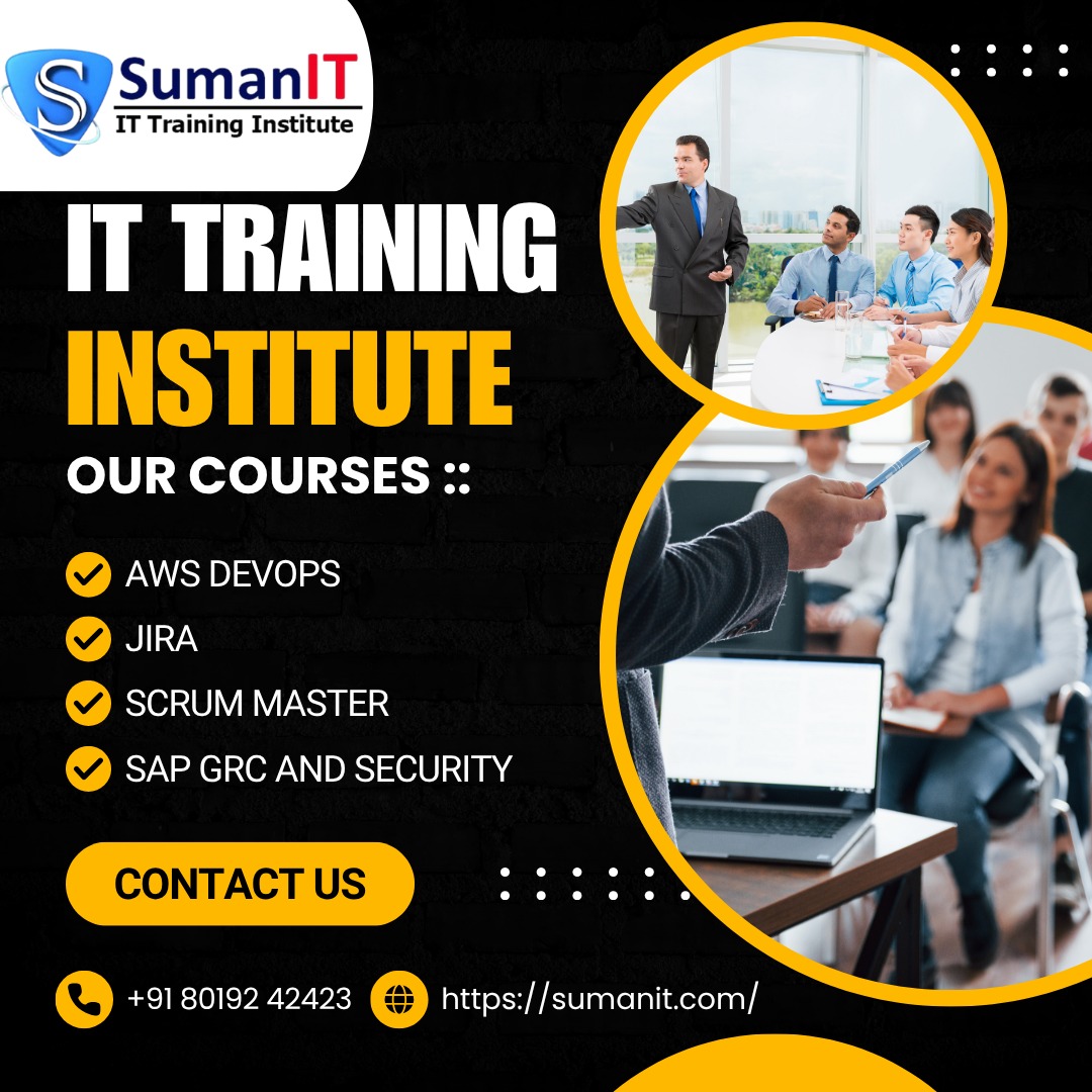 sumanitservice's tweet image. Advance your IT career with expert-led training in DevOps, JIRA, Scrum, and SAP Security.
IT Training,DevOps,JIRA,Scrum Master,SAP Security
#ITTraining
#AWSDevOps
#JIRATraining
#ScrumMaster
#SAPSecurity
#TechSkills
#CareerDevelopment
#OnlineLearning
#ITCourses
#SkillUp