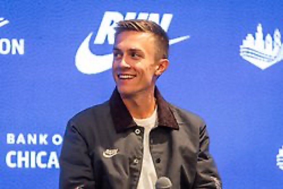 RunBlogRun's tweet image. Post @ChiMarathon , Connor Mantz talked about his desire to race WAXC26 in Tallahassee! Connor says the team should be very good from the US! @nikerunning, @BYUCougars , @GrowTallahassee