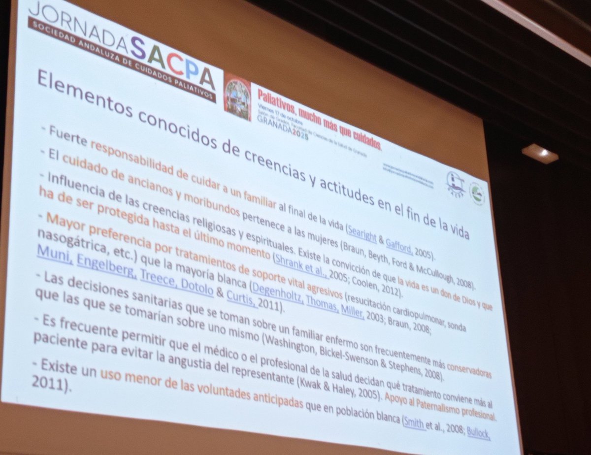 #JornadaSACPA 
Miguel Melguizo médico jubilado de #AtenciónPrimaria en Almanjayar nos habla de su experiencia de #cuidadospaliativos en la #comunidadgitana en una mesa sobre transculturalidad