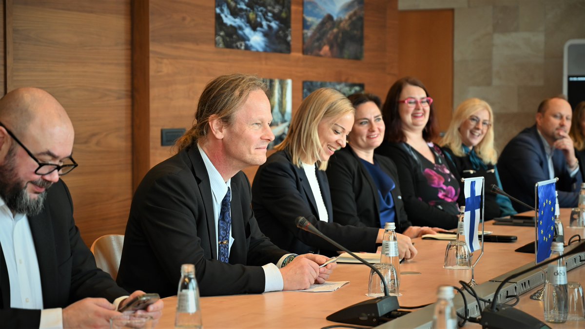 AivoOrav's tweet image. Good discussion tdy with the 🇫🇮 Finnish Parliament’s Legal Affairs Committee delegation &amp;amp; Ambassador Laaksonen, on the current political situation in 🇽🇰#Kosovo and its #EUintegration process.

We underlined the 🇪🇺’s support for strengthening the #RuleOfLaw &amp;amp; related reforms.