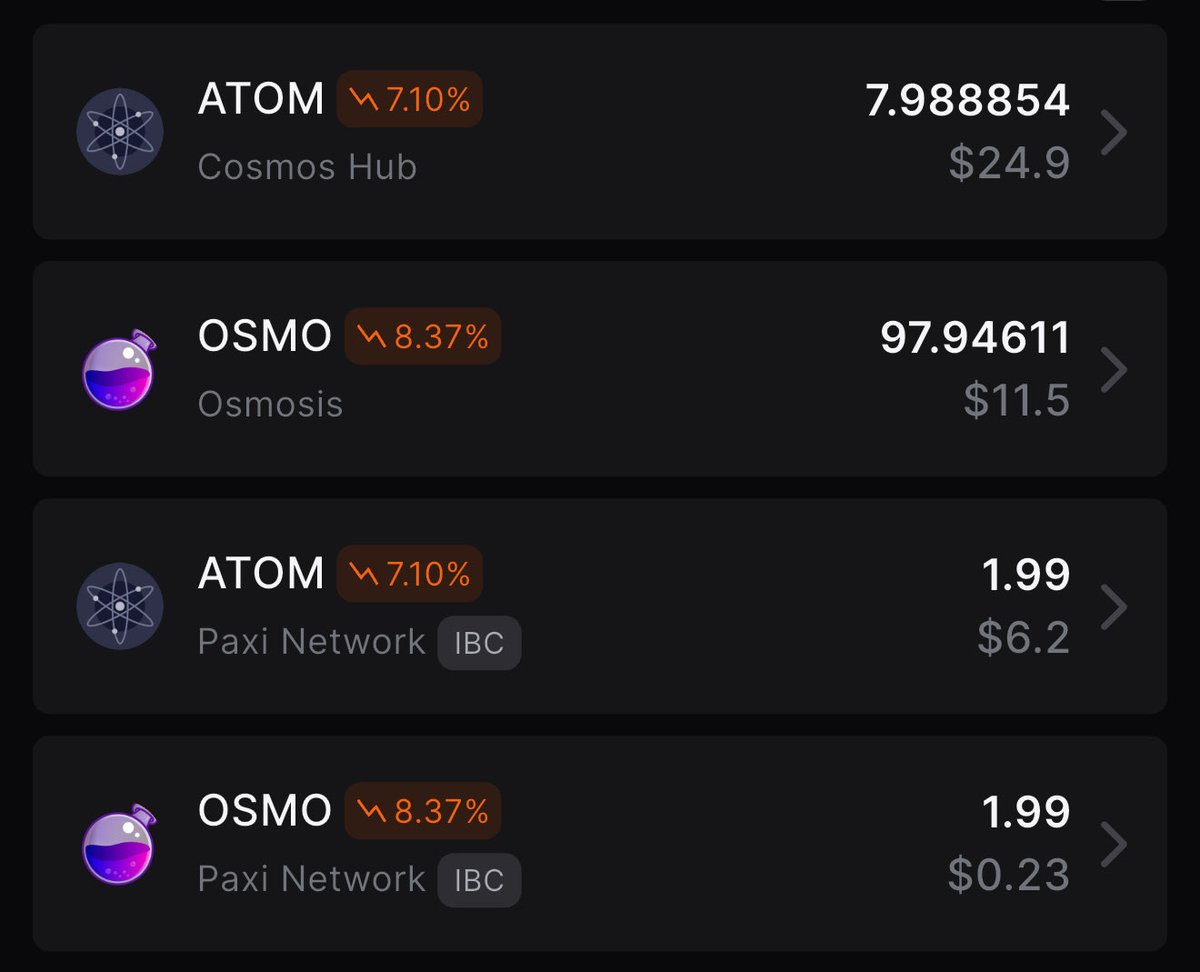 paxiweb3's tweet image. Paxi Network Achieves IBC Cross-Chain Integration!
We’re excited to announce that Paxi Network has successfully established IBC connections with two of the most important chains in the Cosmos ecosystem:
$ATOM (Cosmos Hub) — The core and leader of the Cosmos ecosystem
$OSMO…
