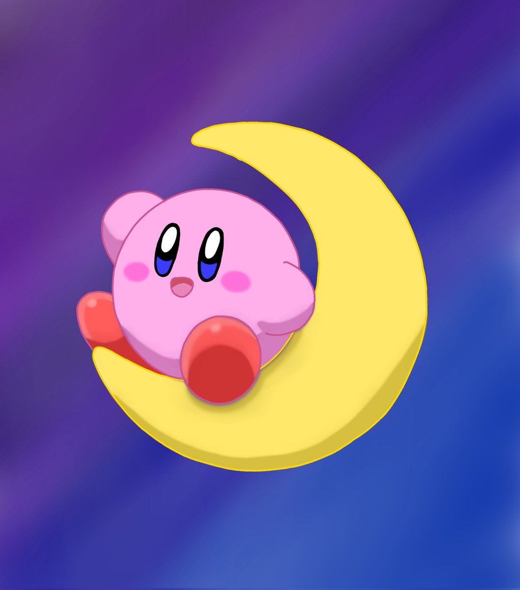 kirby1367226's tweet image. 月とカービィ
#カービィ #カービィイラスト