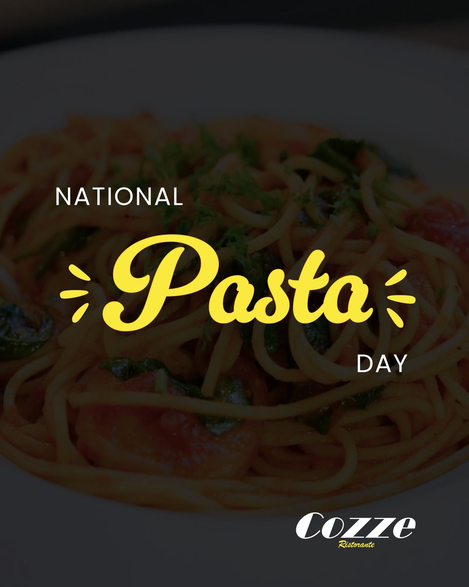 CozzeRestaurant's tweet image. It’s #NationalPastaDay so there’s no better excuse to indulge in your favourite pasta dishes at Cozze Woodley and Pangbourne today!

Sign up to enjoy our monthly discounts at cozzerestaurants.co.uk

#pangbourne #woodley #rdguk #berkshire #woodleymums #pangbournemums #foodiesrdg