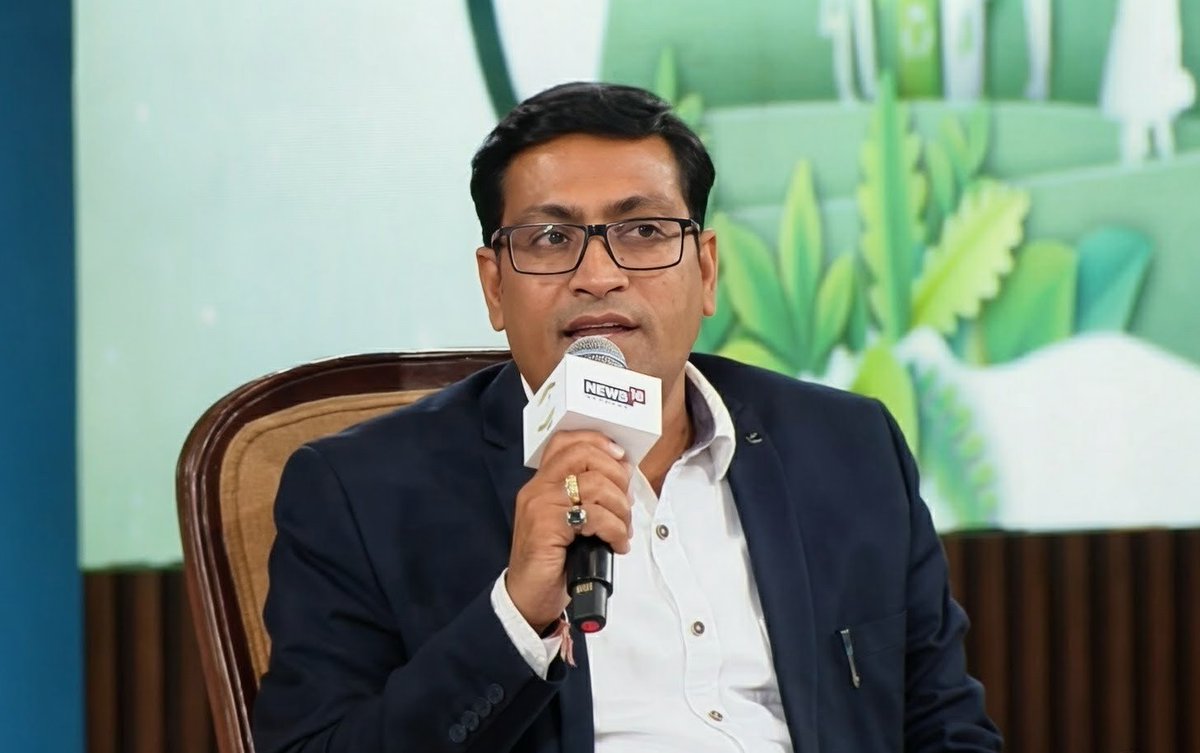 GrantThorntonIN's tweet photo. At 'Sustainable is Attainable Season 2.0' summit, Pradeep Singhvi, Executive Director, Energy &amp; Climate, #GTBharat, joined the panel on ‘Beyond green: How technology, AI &amp; digital innovation are shaping the sustainable future’.

Watch: https://t.co/kQKN6sifd8

#SIAFest2025 #ESG https://t.co/43hmDwjLGC