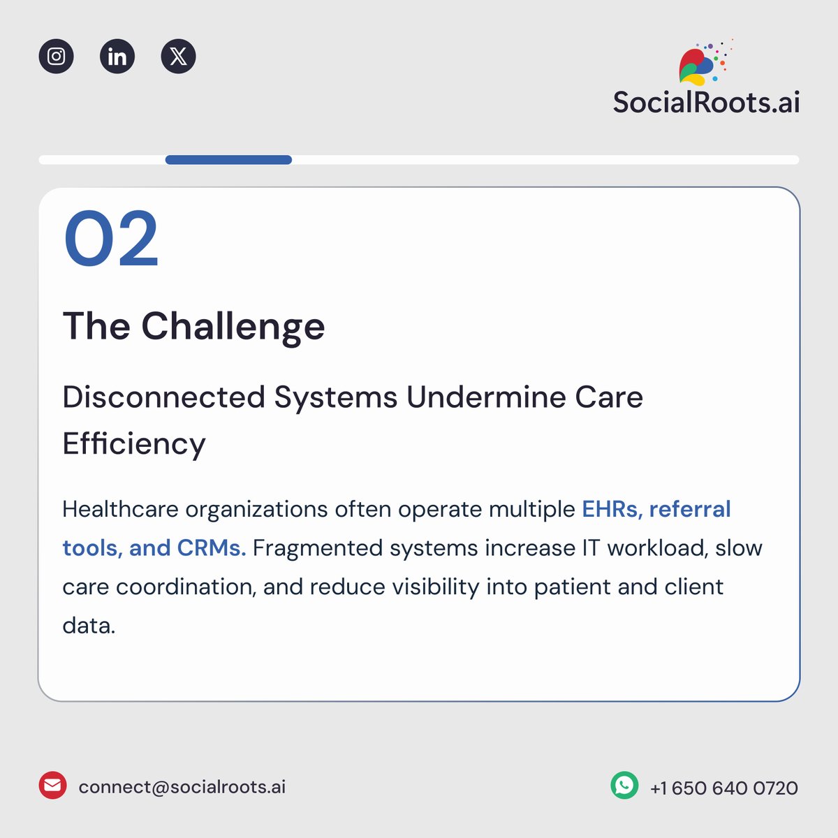 socialroots_ai's tweet image. Unify patient, referral, and care data with SocialRoots.ai's pre-built Salesforce Integration—no custom dev needed. Enable real-time sync, EHR interoperability, and faster, accurate care.
#SalesforceIntegration #SocialRootsAI #HealthcareDataIntegration #EHRIntegration