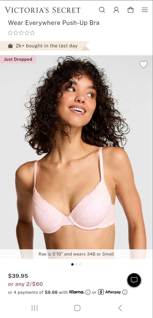 The bra Momo wore at Victoria's Secret SOLD OVER 2K UNIT on the