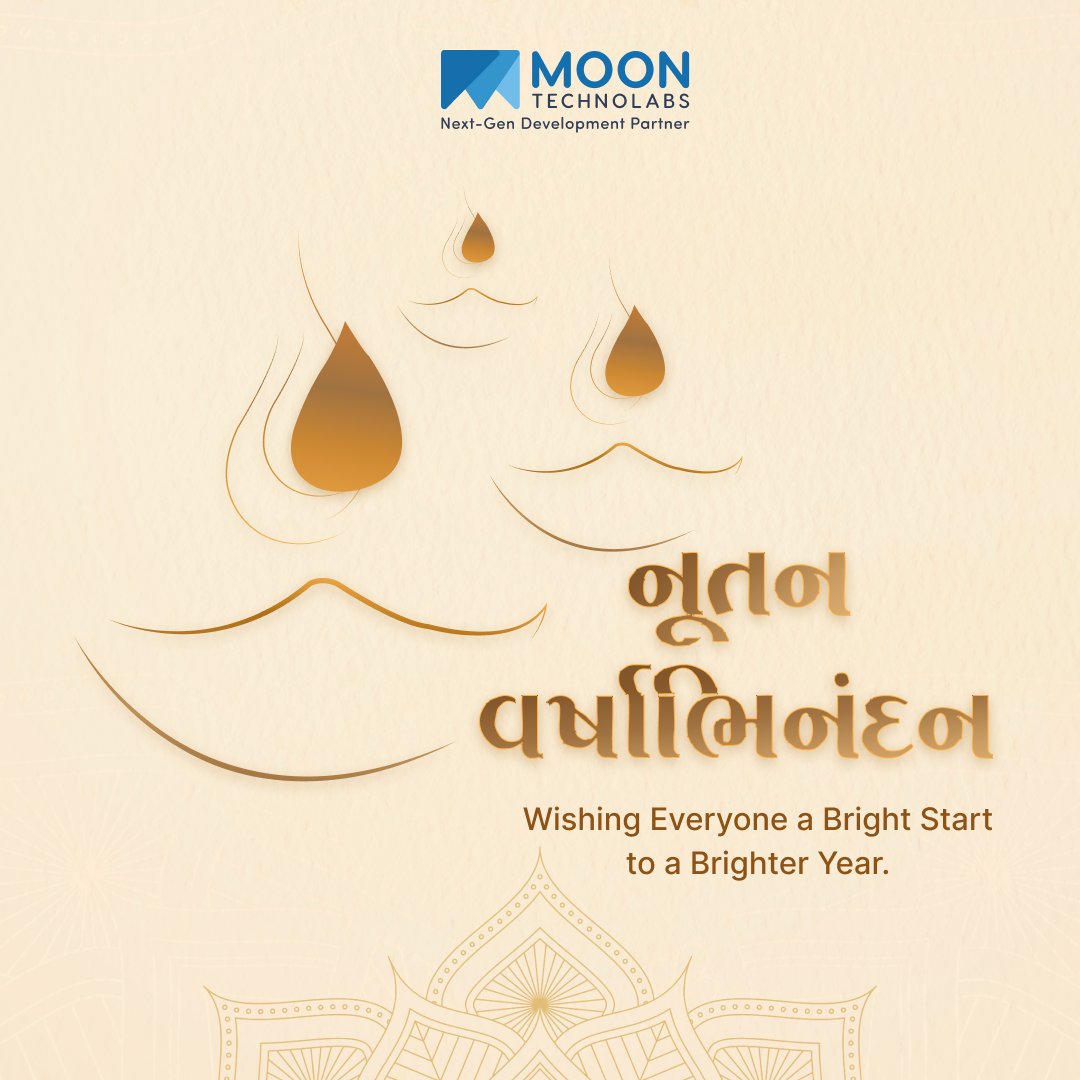 moontechnolabs's tweet image. May the radiant lights of festivities inspire you to shine brightly throughout the year.

Let’s welcome the Gujarati new year with open hearts and positive minds.

🪔 Saal Mubarak! 🪔
.
.
.
#MoonTechnolabs #SaalMubarak #HappyNewYear #GujaratiNewYear #BestuVaras #Diwali2025…