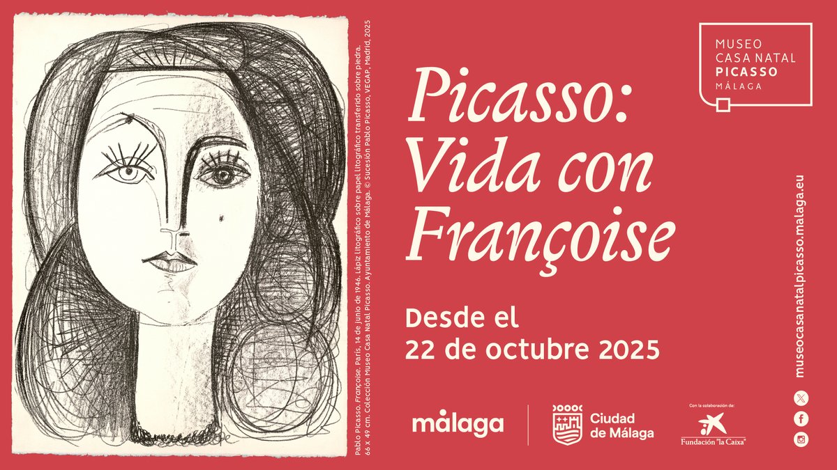 La figura de Françoise Gilot es la protagonista de la nueva exposición del Museo Casa Natal Picasso, 'Vida con Françoise', una selección de grabados en los que Picasso retrata a la que fue su musa y compañera.

#picasso #françoisegilot #octubrepicassiano #museocasanatalpicasso