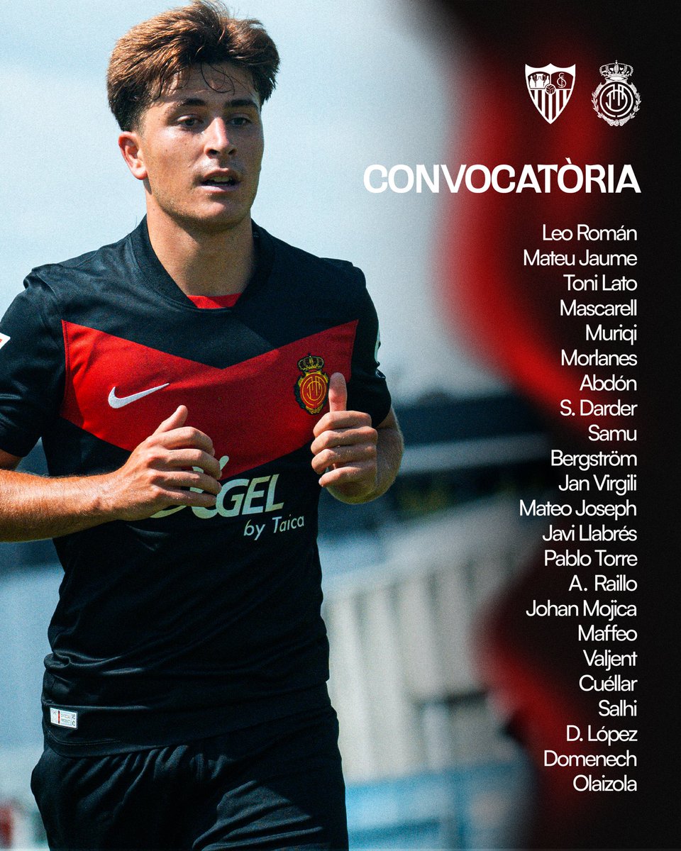 Convocatoria para el #SevillaMallorca 🛫