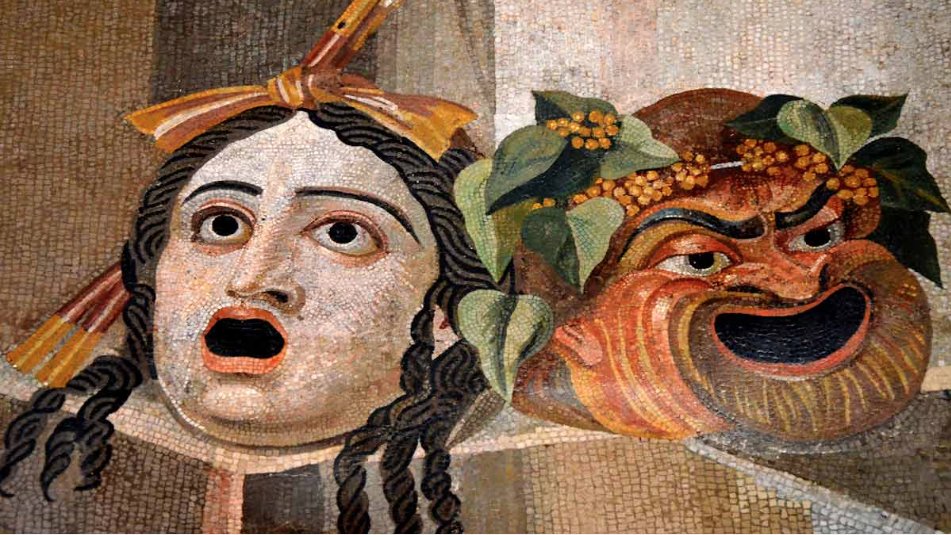 "The word for 'mask' (prosopon) in ancient Greek had none of its connotations in modern English of concealment or dissimulation. It was the regular word for 'face' or 'countenance', with particular emphasis on the features, especially the eyes: the prosopon marked the identity of