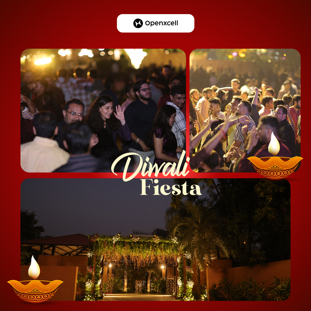 openxcell's tweet image. ✨ Sparks, Laughter &amp;amp; Innovation – That’s Diwali at Openxcell! ✨
 
This Diwali, the office transformed into a playground of lights, music, and endless laughter. Diyas flickered, sweets vanished in seconds, and the DJ had everyone dancing like nobody was watching! 
 
At…