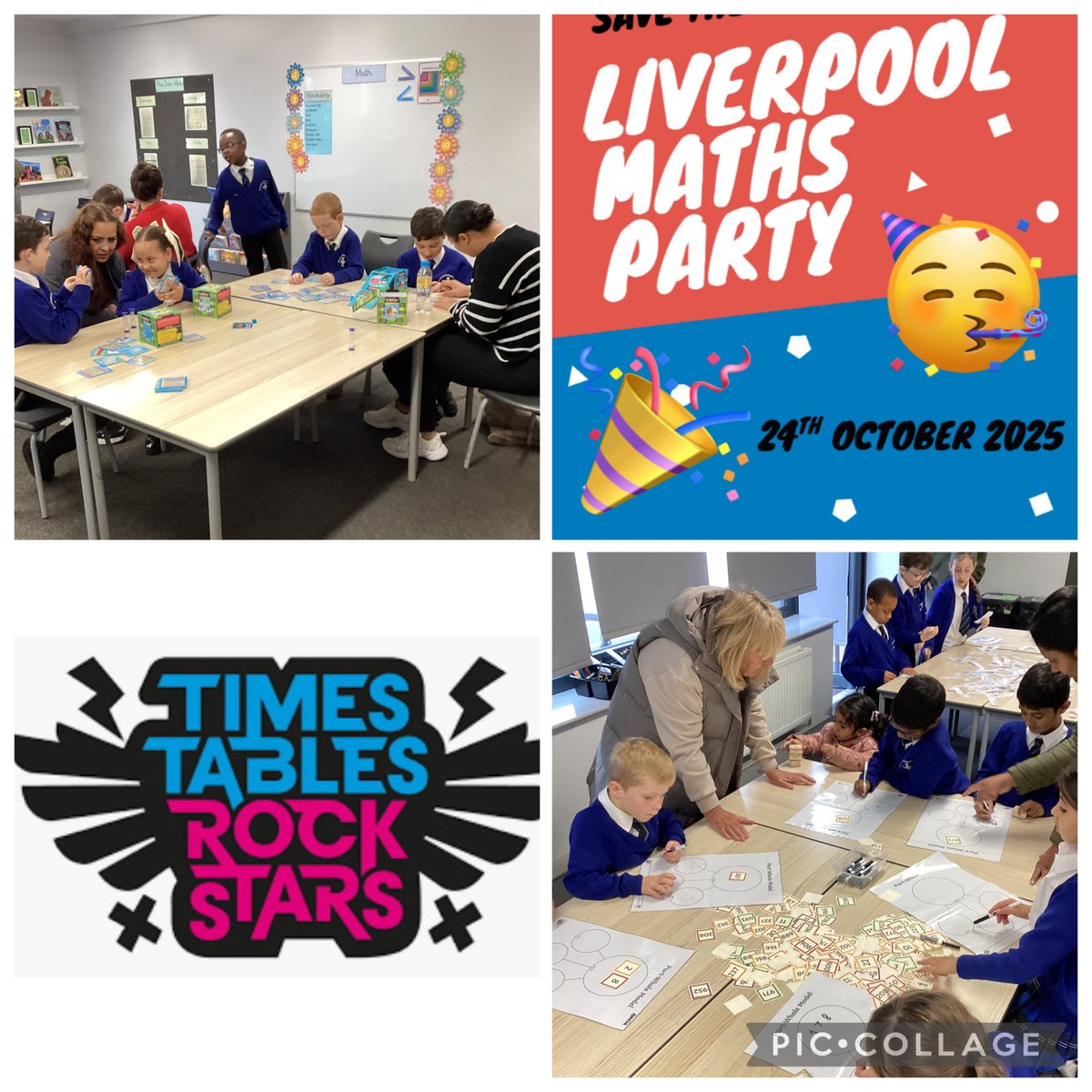 StCuthbertsPri's tweet image. Year 3 had a blast at the Liverpool Maths Party, showing off their Place Value skills to parents! 🎉 Thanks to everyone who joined us this morning! #LiverpoolMathsParty #StCuthbertsMaths