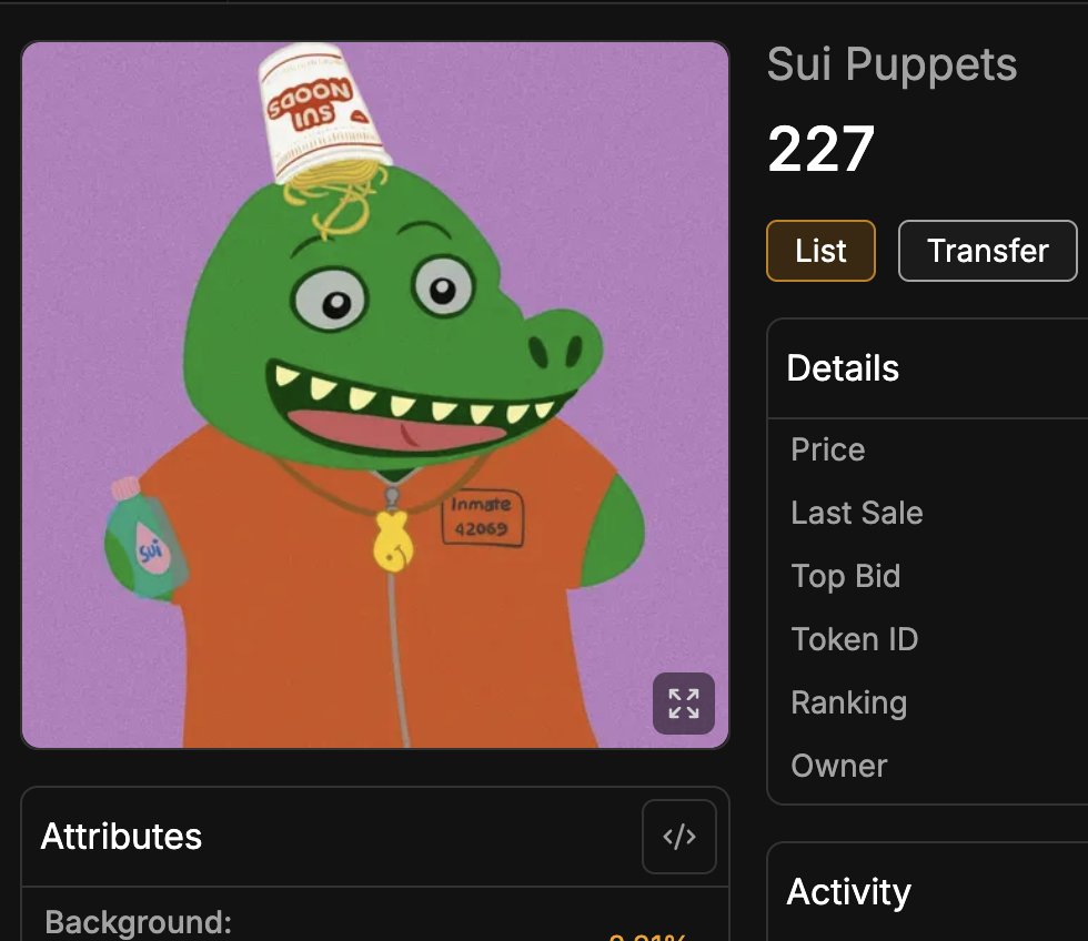 Texas100x's tweet image. Gm Sui. Market sucks but that doesnt mean we can't have another giveaway. This time, its for a @SuiPuppets NFT. Simple rules.
1. Follow me
2. Like/retweet this post.
3. Tag your favorite Sui guy.
Ends in 48 hours.