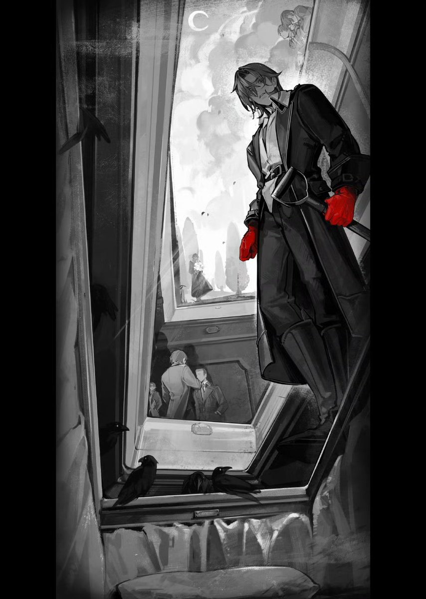 LOTM_WORLD's tweet image. New Official Lord of the Mysteries Illustration - LEONARD MITCHELL 

From the physical book - Volume 4: &quot;Undying&quot;