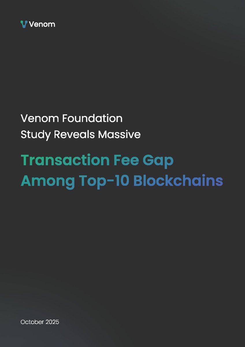 VenomFoundation's tweet image. 📣 Venom Featured in The Cryptonomist 📣

Fintech media outlet The Cryptonomist has published an article looking at Venom&apos;s low fees in comparison with those of other blockchains.

⚡️ Venom&apos;s transaction fees are well below a cent, making it cheaper than any of the top ten…