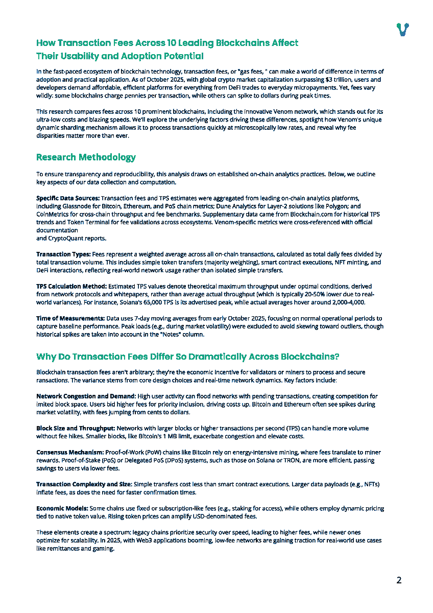 VenomFoundation's tweet image. 📣 Venom Featured in The Cryptonomist 📣

Fintech media outlet The Cryptonomist has published an article looking at Venom&apos;s low fees in comparison with those of other blockchains.

⚡️ Venom&apos;s transaction fees are well below a cent, making it cheaper than any of the top ten…