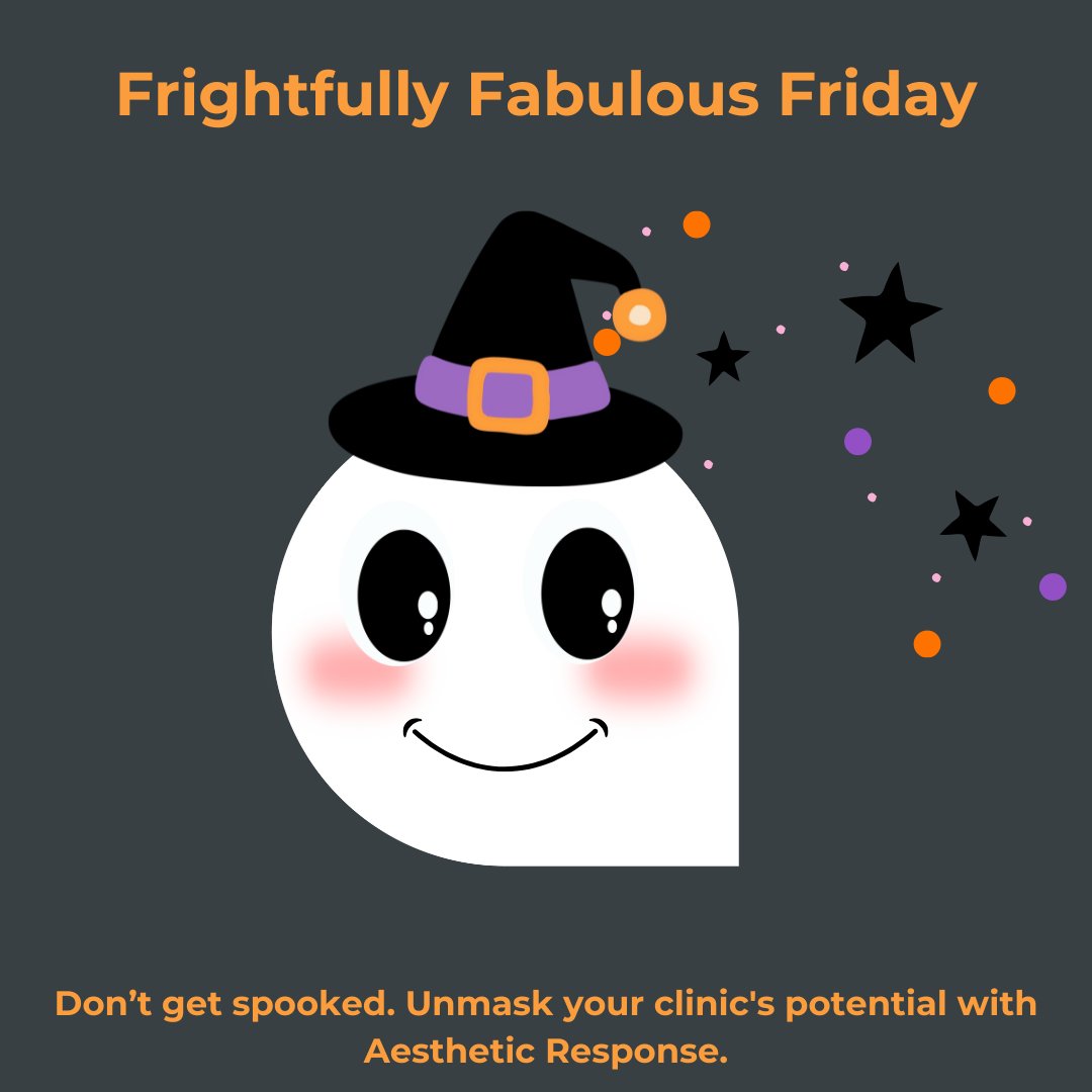 a_response's tweet image. ✨ Frightfully Fabulous Friday! ✨

While the ghosts may be haunting, your phone lines definitely shouldn't be 👻📞

Let Aesthetic Response handle your calls and enquiries.

DM us or visit aestheticresponse.co.uk/virtual-recept… to learn more.

#SpookySeason #VirtualReception #FridayVibes