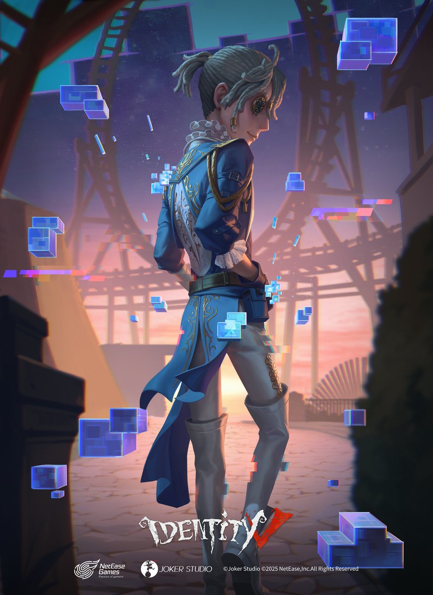 GameIdentityV's tweet image. Dear Visitors,
Team OPH Luca's in-game form Costume, "Prisoner" - Trembling Chord, will be available on January 1st! Claimable via Golden Apples, Fragments, or Echoes!
Witness his azure cape billow as he strides forth with regal bearing.
#IdentityV #OPH #Prisoner