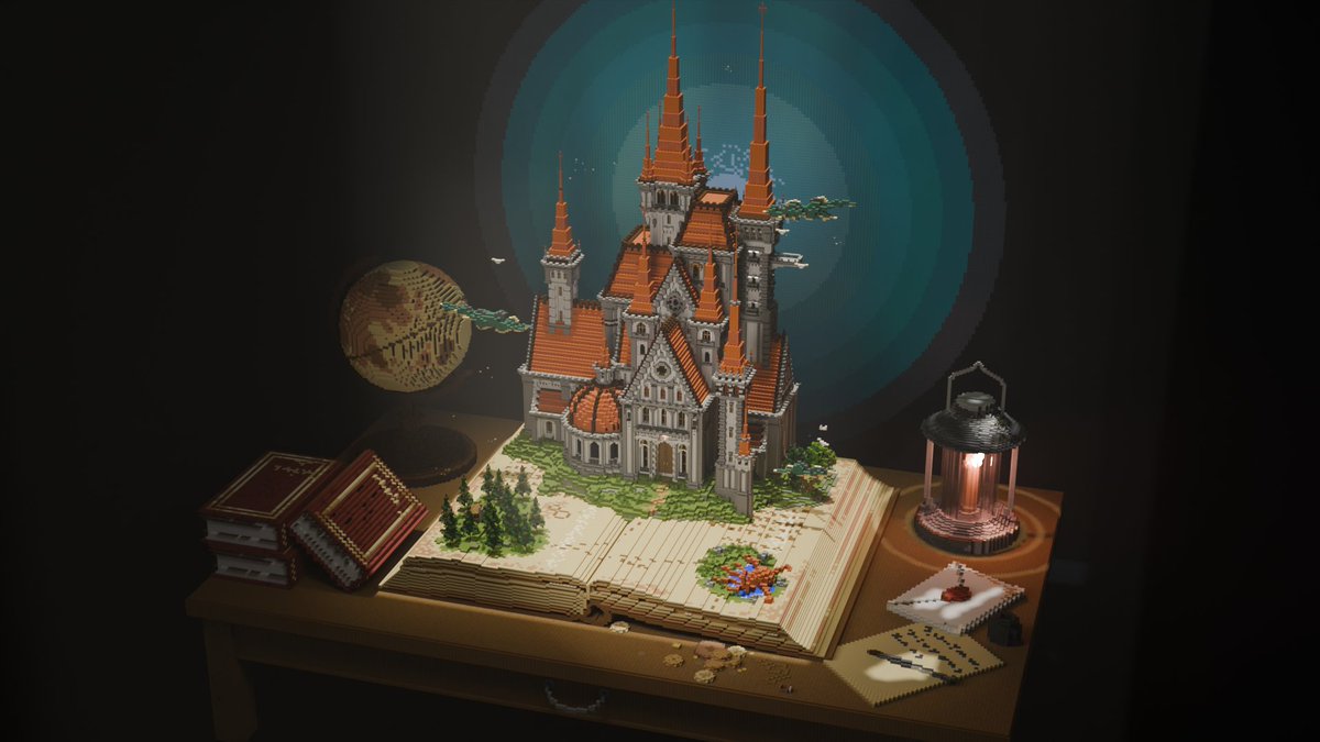 dorodoro_ito's tweet image. 『飛び出す魔法のお城』
撮影、編集 たくみ
 #Minecraftbuilds