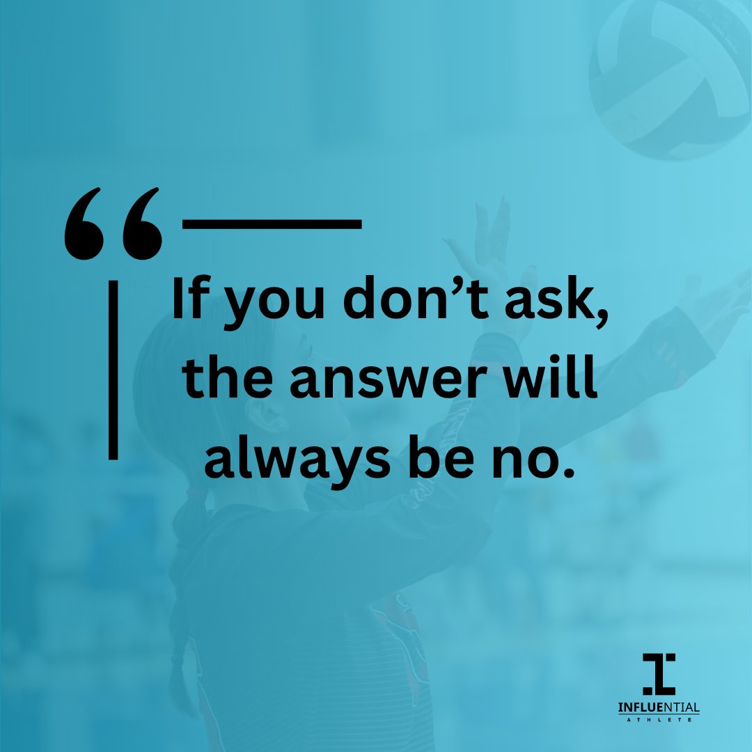 You might get rejected.

You might get ignored.

Ask anyways.

Because the answer might just be yes.