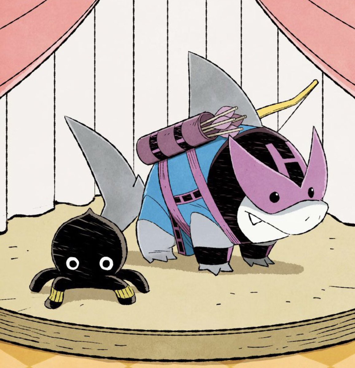 LilRogueHawk's tweet photo. Happy #JeffDay ! 🦈🐙🎃
Jeff & Ken as Hawkeye and Black Widow ! Yay !
It’s Jeff Halloween Infinity Comic (2025) #2
https://t.co/naj8vVQySo https://t.co/kh1FHu2PZG