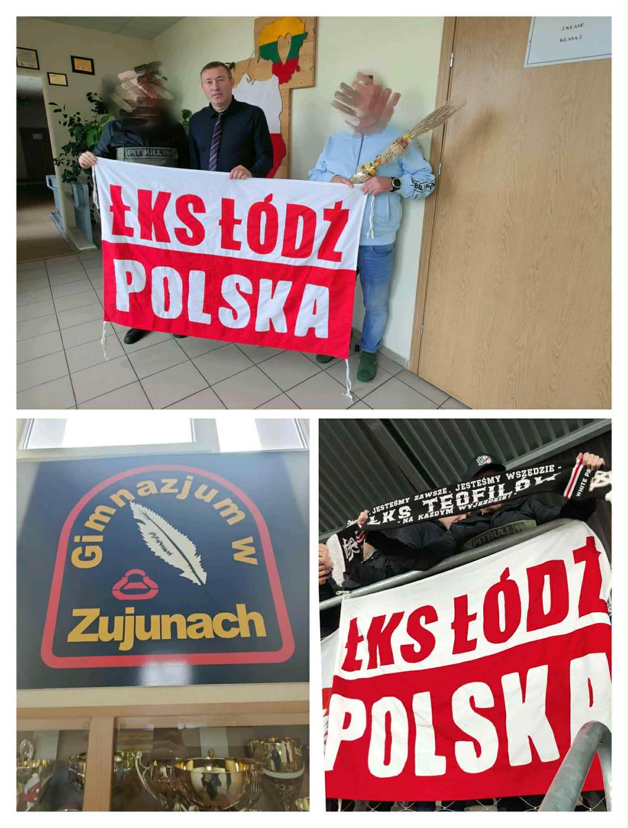 lksfans1908's tweet image. Przy okazji meczu reprezentacji Polski z Litwą, razem z Tyskimi Braćmi i Cracovią odwiedzamy Rodaków w Gimnazjum w Zujunach (Wilno). Wspólnie przekazujemy dary i fundujemy sprzęt sportowy dla młodzieży szkolnej i przedszkolaków. 

Czołem Wielkiej Polsce! 🇵🇱