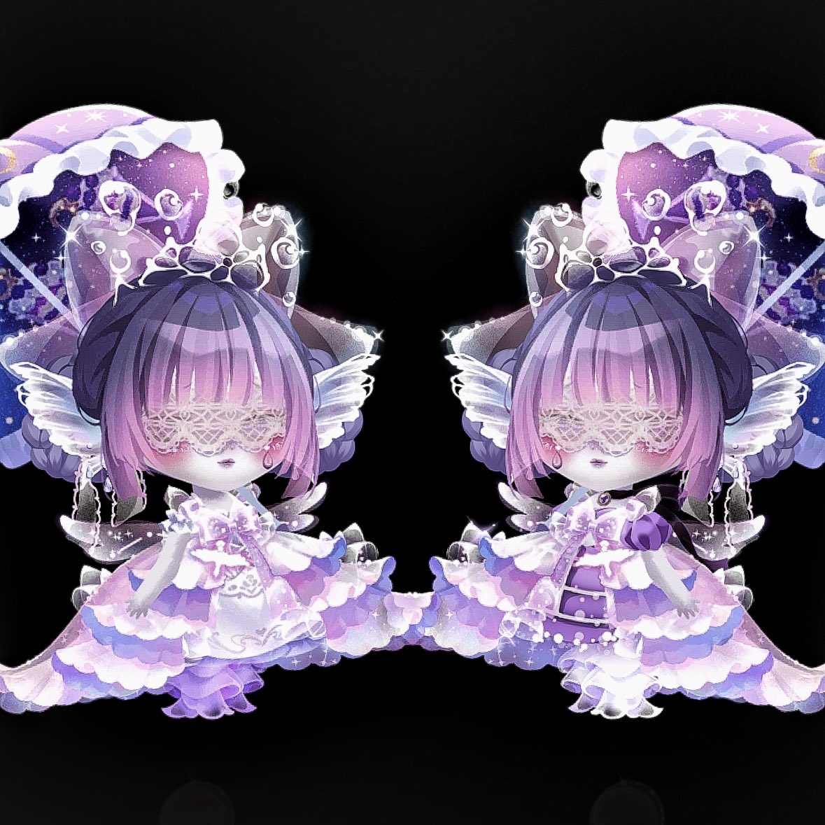 ずーっと探してたけど誰も持ってなくて諦めてたDF品をいただいてしまったので大感謝のコーデ🪼