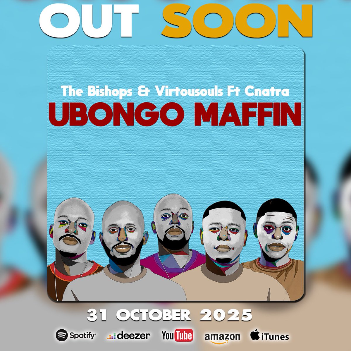 djsmishSZ's tweet photo. 🚨 New sound. New story 🚨 

We’re happy to announce our upcoming drop titled Ubongo Maffin, arriving 31st October. Join us as we take this vibe beyond borders #UbongoMaffin #TheBishopsOfHouse https://t.co/0LVR9g18qI