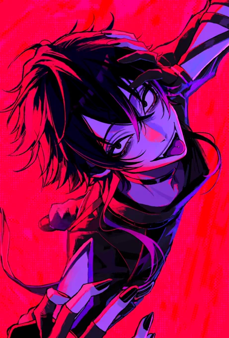 雑司ヶ谷イツキ 楽曲『ずっと、ずっと、ずっと。』 MVイラストを描かせていただきました!よろしくお願いします! #僕よな