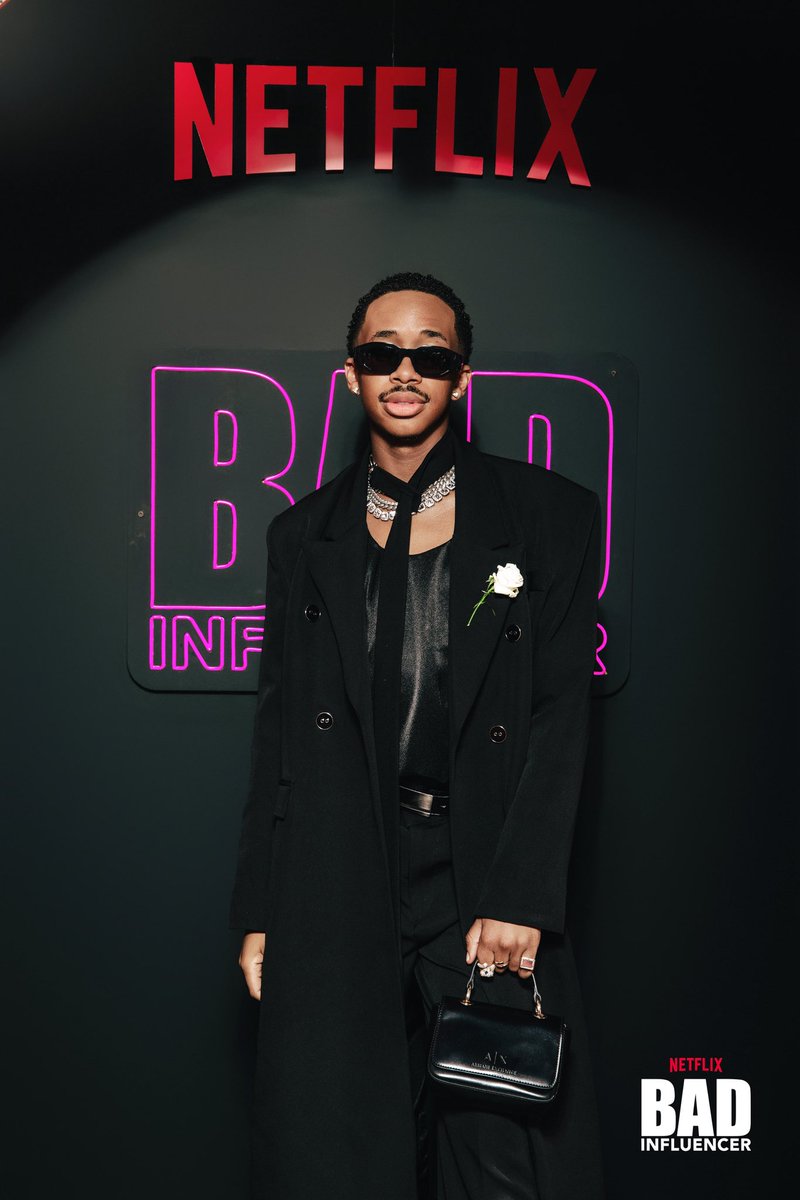 Events‼️

Spotted last night at an exclusive launch experience for Bad Influencer - staged in Africa's richest square mile, Sandton <a href="/NetflixSA/">NetflixSA</a> 

Lasizwe , Actor and media personality

#BadInfluencer