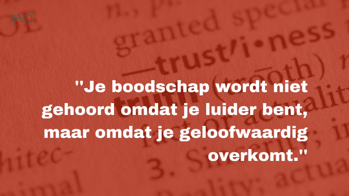 Het gaat niet om het hardst roepen, maar om echt gehoord worden. Eerlijke en duidelijke communicatie maakt het verschil. 

#communicatie #vertrouwen #PACTPublicAffairs