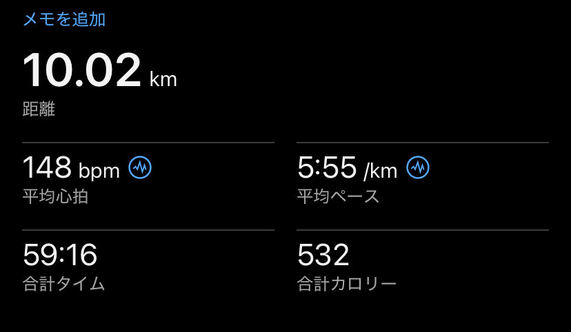 移動教室から帰宅して速攻走りに出ました！スッキリ。