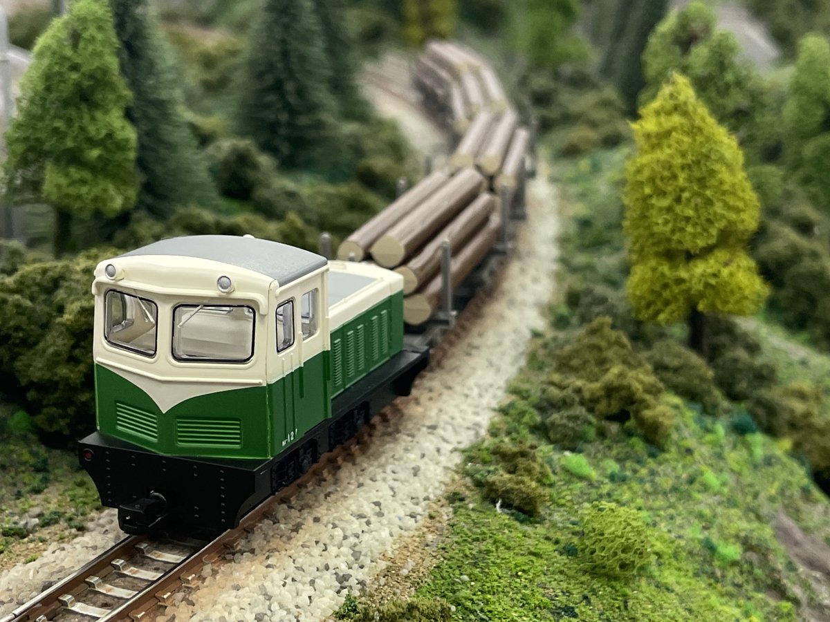 Kawai Model 鉄道模型 緑とオレンジ Kawai Model 鉄道模型 緑と