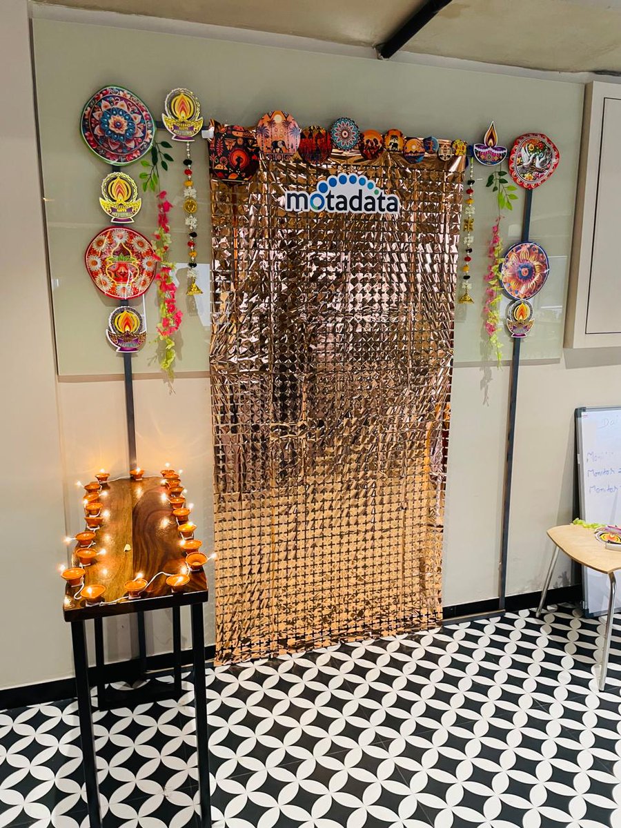 MotadataSystems's tweet image. The Diwali sparkle has officially taken over our office! 

We’re decking out our workspace and soaking in the festive vibes. It’s amazing to bring this much brightness to our week. 

Stay tuned — more joy and celebration is coming your way

#officediwali #diwalivibes #festivdecor