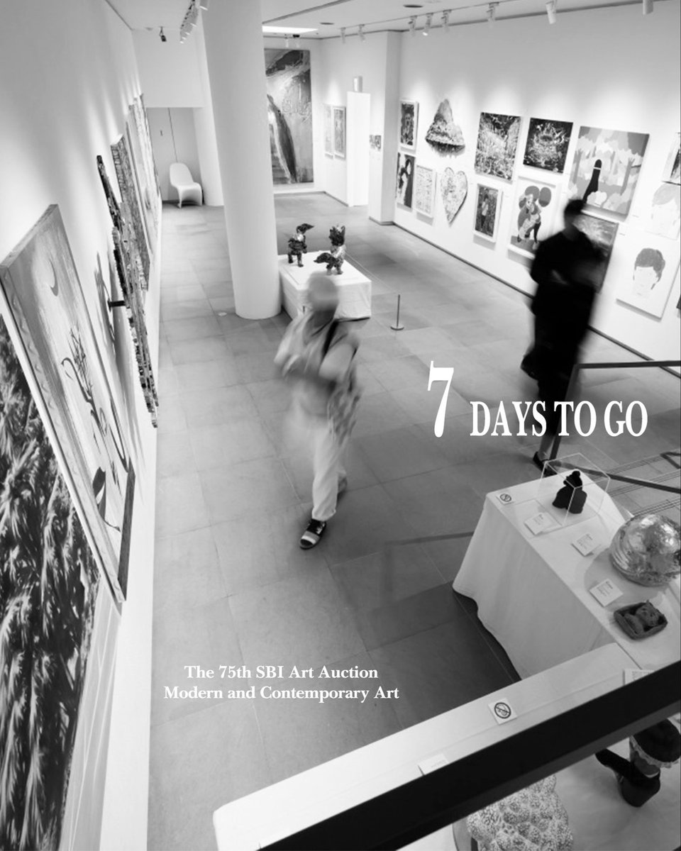 第75回 SBIアートオークション｜MODERN AND CONTEMPORARY ART」開催まで、7日となりました！出品作品はオンラインページでも公開されておりますので、ぜひご覧ください🔍🎨  https://t.co/DotqaceVZt #sbiアートオークション #アートを楽しむ