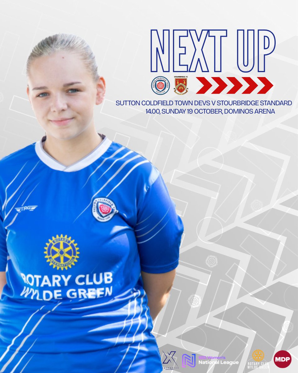 Sutton Coldfield Town FC Women (@sctfcwomen) on Twitter photo ⏩Next Up
🏠The devs take on <a href="/StourStandard/">Stourbridge Standard Women FC</a> in the Birmingham County Women's League Premier Division at the <a href="/Dominos_UK/">Domino's Pizza UK</a> Arena.
#COYR | #OurTown ⏩Next Up
🏠The devs take on <a href="/StourStandard/">Stourbridge Standard Women FC</a> in the Birmingham County Women's League Premier Division at the <a href="/Dominos_UK/">Domino's Pizza UK</a> Arena.
#COYR | #OurTown