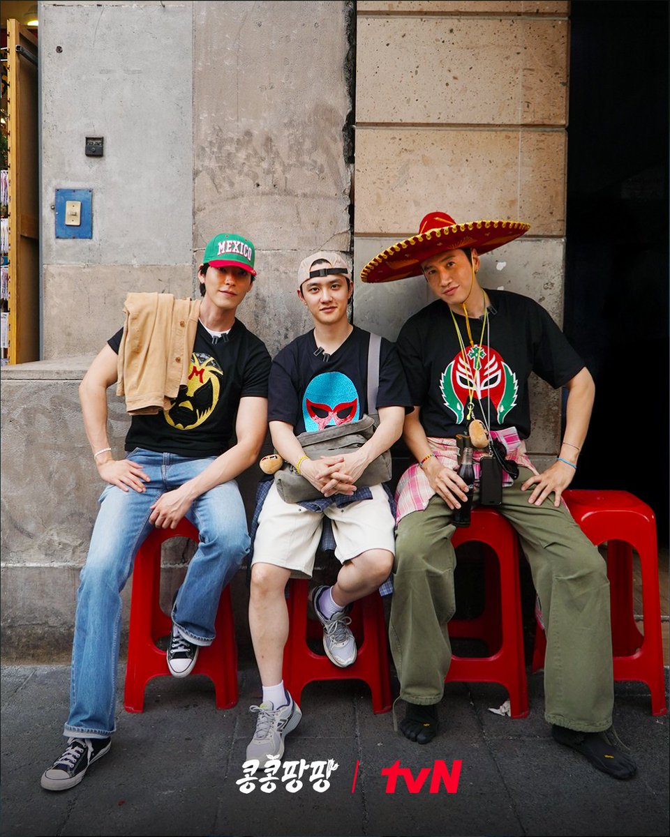 do_kyungsoodaum's tweet image. #곱창타코🌮 너무 궁금해요??

맛잘알 #도경수 본부장과 #김우빈 #이광수 형들의 찐친 케미 놓치지 마세요! 

 #콩콩팡팡 본방사수🕶 
📌10/17 [금] 저녁 8:40 첫 방송 tvN

#콩심은데콩나서웃음팡행복팡해외탐방
#같이달려tvN #KKPP #콩콩팥팥 #콩콩밥밥 
#都敬秀 #ドギョンス #Dohkyungsoo #디오