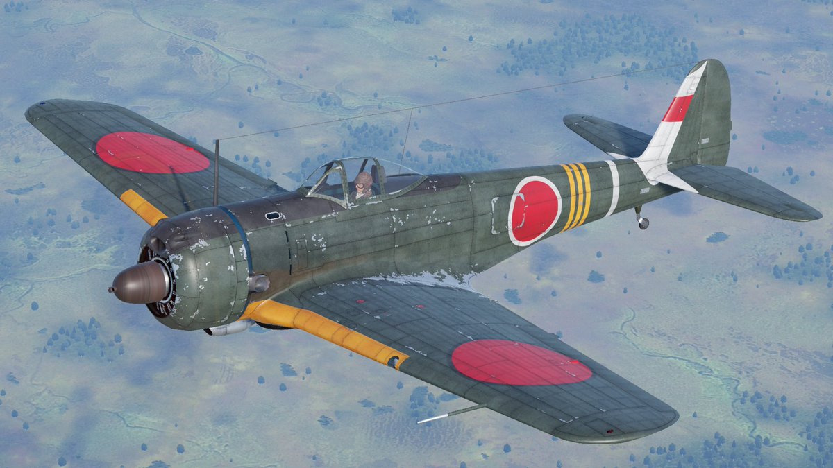 zero2152c's tweet image. 本日投稿した一式戦Ⅱ型のユーザースキン
live.warthunder.com/post/1153867/e…
飛行第204戦隊　相沢寅四郎
#WarThunder #WarThunder_JP