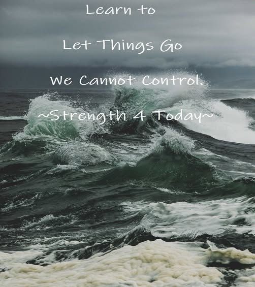 Strengthfor2day's tweet image. Learn To Let Things Go We Cannot Control.

#LetGo #LetGod #CantControl #RecoveryPosse #Strengthfor2day