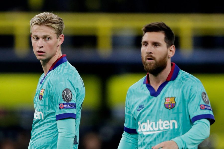 BarcaUniversal's tweet photo. 🚨 Frenkie de Jong: "Leo Messi was my role model, for me he is the greatest in history. I haven't seen Cruyff, but for me, Messi is the absolute best." https://t.co/TSmAk8UWN4