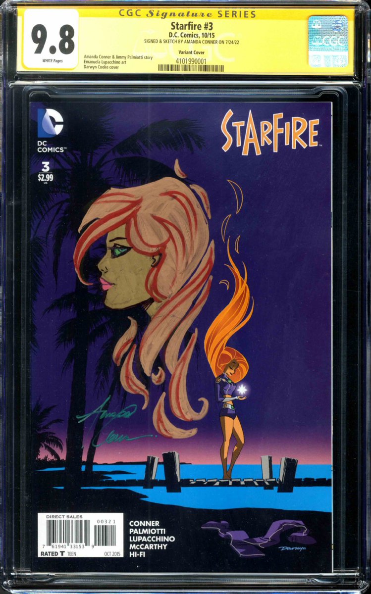 Featured Slab of the Day uploaded by A I, a MySlabbedComics member since 2018!

Starfire #3 <a href="/CGCComics/">CGC Comics</a> 9.8 Signature Series signed and sketched by <a href="/AmandaConnerArt/">ArtOfAmandaConner</a> 

What's in your collection?

#FSOTD- bit.ly/4ndJzh8