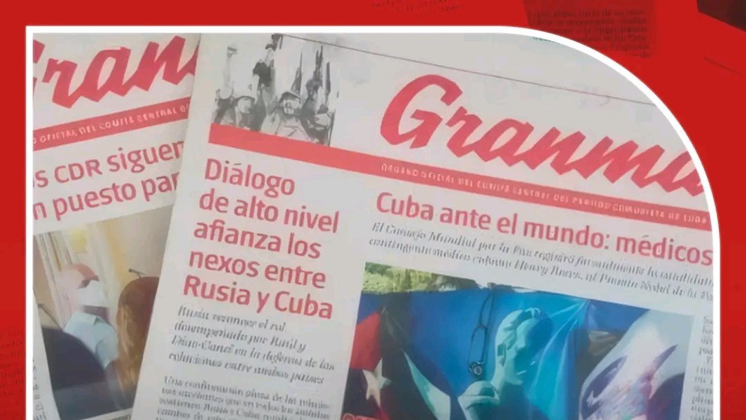 DrRobertoMOjeda's tweet photo. En octubre de 1965 #Fidel fundó los periódicos Granma y Juventud Rebelde. Desde hoy y hasta el domingo La Habana es sede del 1er Festival Granma-Rebelde, siempre #UnidosXCuba y su Revolución. https://t.co/TvsnJYIfpZ