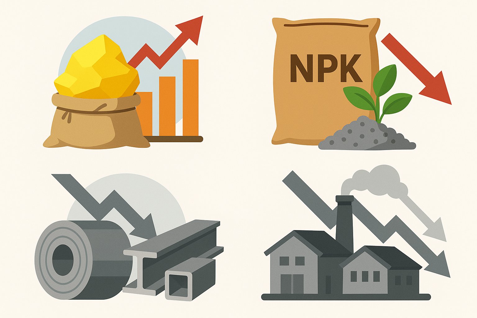 Bản tin Hàng hóa tuần 17/10: Hàng hóa công nghiệp và thép biến động trái chiều