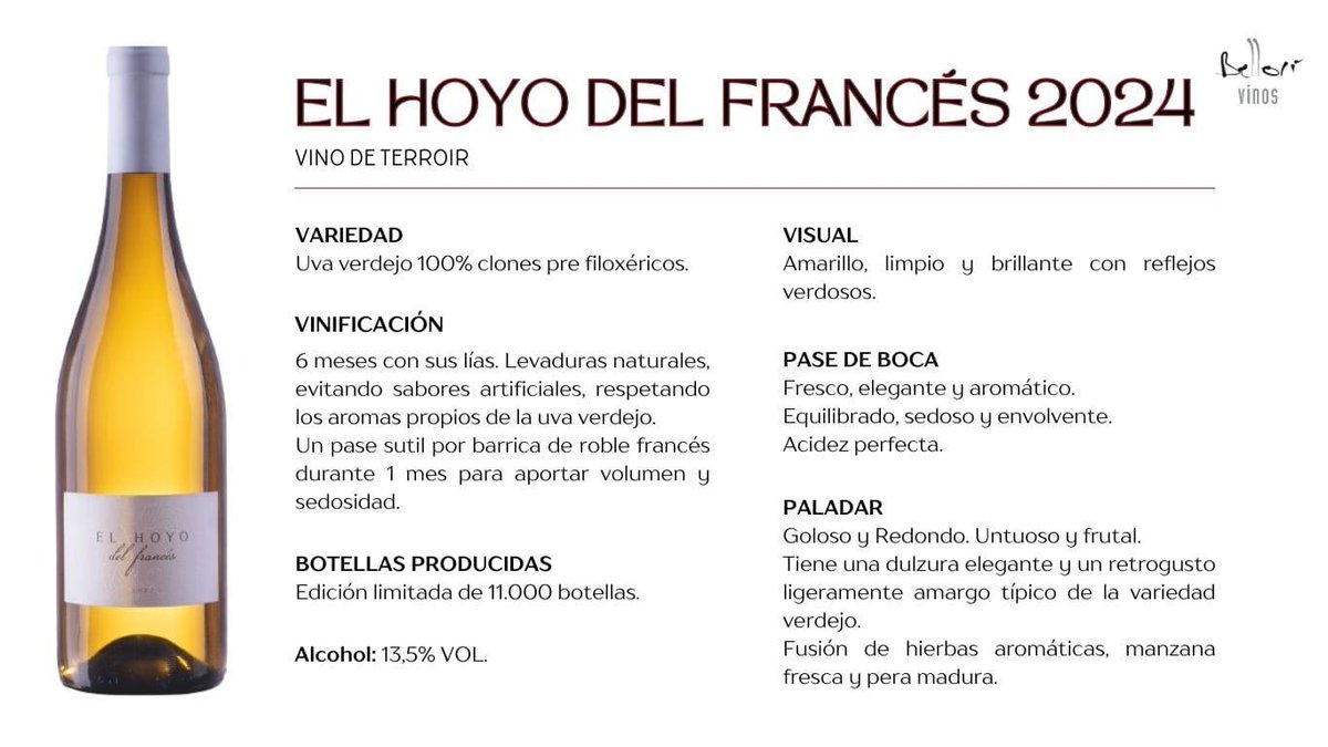 Celebra los pequeños momentos de la vida. ✨

bellorivinos.com

#bellorívinos #vinosdeespaña #vinosdeautor #vinoblanco #do #dorueda #elblancodetodaslasmiradas #elhoyodelfrancés